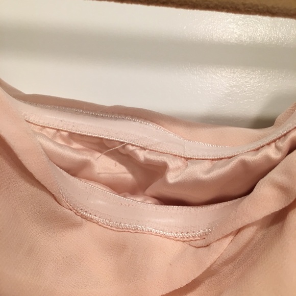 Blush pink chiffon dress from express - Picture 5 of 8